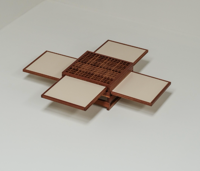 Vintage "Tetra" Coffee Table