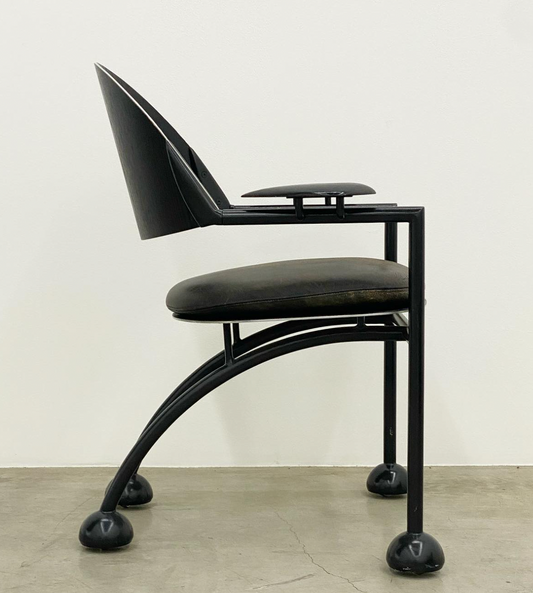 Ronald Cecil Postmodern Rolling Chair