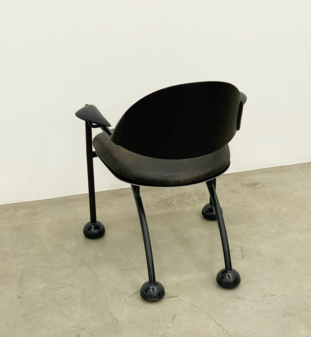 Ronald Cecil Postmodern Rolling Chair